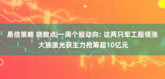 易倍策略 晓数点|一周个股动向: 这两只军工股领涨 大族激光获主力抢筹超10亿元
